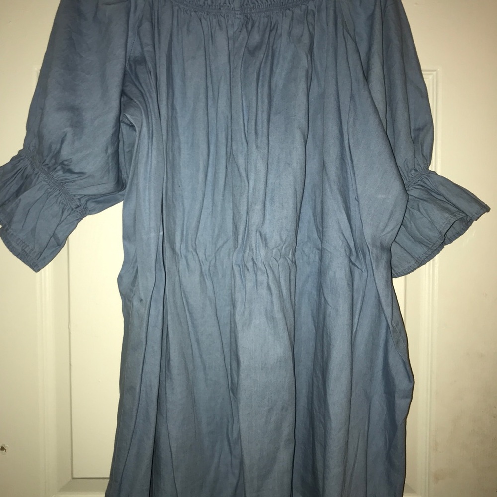 L.V.N blue dress!